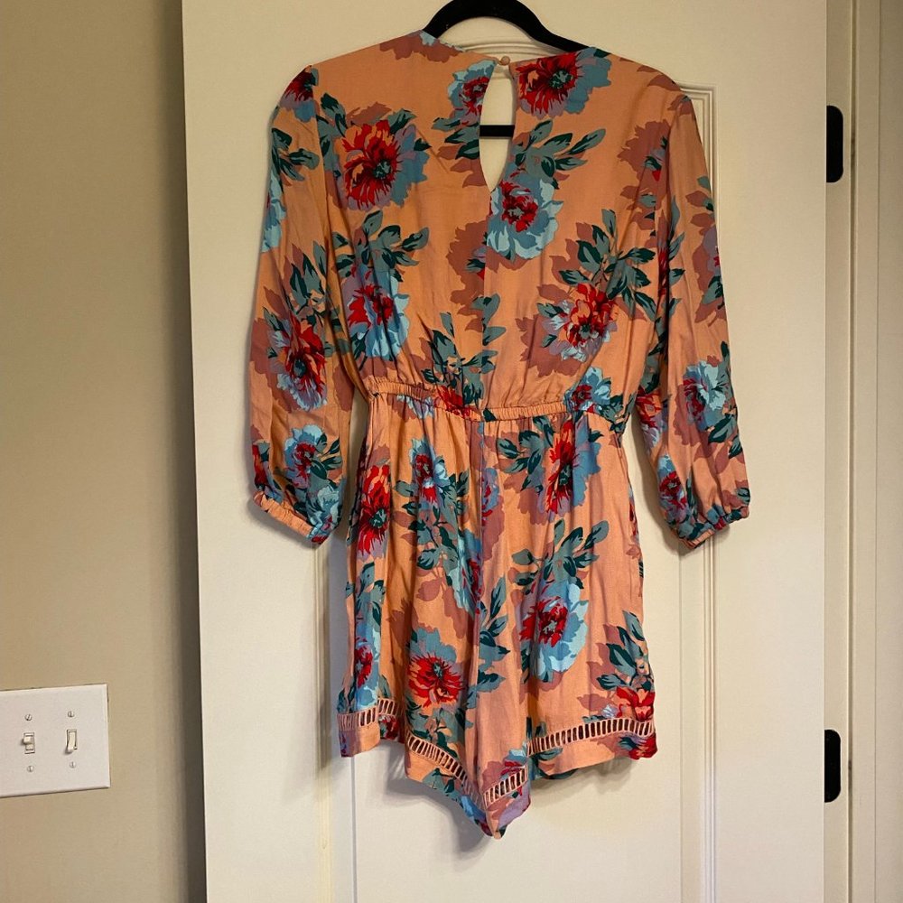 MINKPINK Pink Floral Romper - Picture 3 of 4